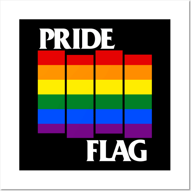 Pride Flag Wall Art by WithinSanityClothing